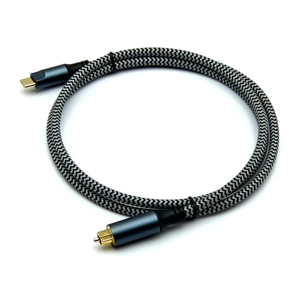 Type-C Male Toslink Audio Optical Cable