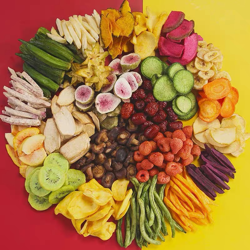 Organic Dried Fruits Vegetables Red Radish Healthy Vegetable Snacks