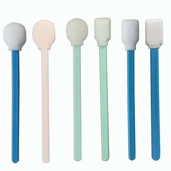 Rectangle Square Pointy Foam Tip Swabs For Printer Electronics Cleaning