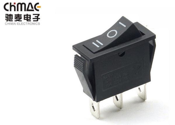 Cheap 1 Way Three Position Push Button Rocker Switch Power Control ON - OFF - ON for sale