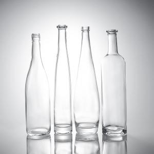 Best Glass Liquor Bottle with Cork Stopper Body Material Glass Customized Round Shape wholesale