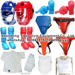 China Karate protectors helmet / gloves/ chest protector / Karate Uniform / Groin Protector / Karate Shin and Instep Guard on sale
