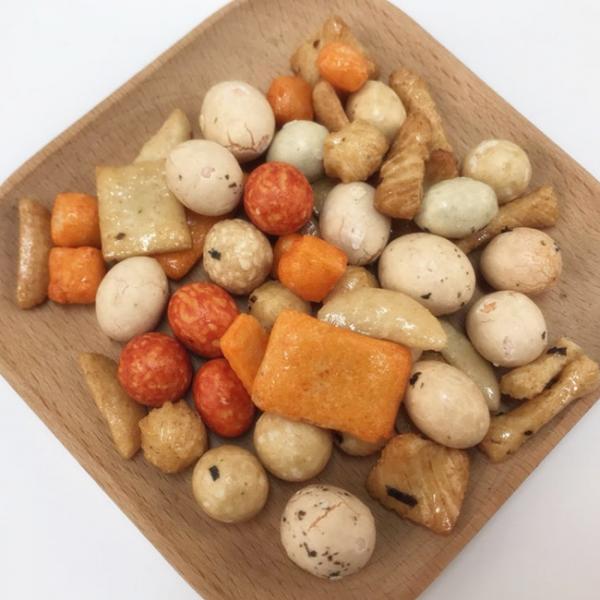 Cheap Healthy Crispy Rice Cracker Trail Mix with Peanuts Good Taste Fried Crispy Snacks  Popular for sale