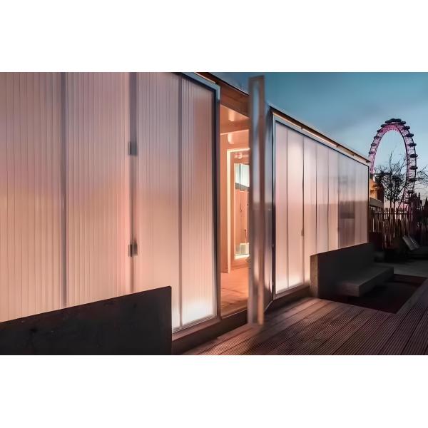 High Performance 16mm Four Layer Polycarbonate Sheet Multi-Wall Design For Thermal Insulation And Impact Resistance
