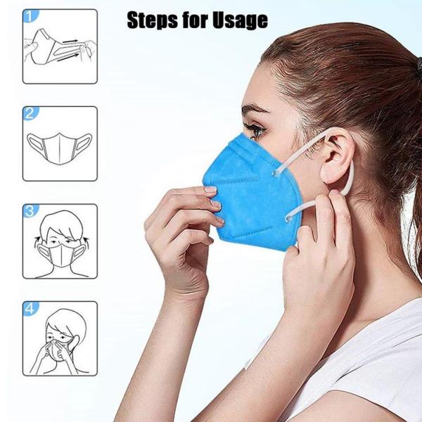Breathable Kn95 Face Mask Disposable Hospital Masks Anti Pollution For Protection
