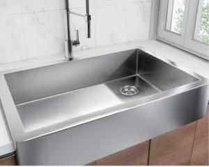 Single Apron Stainless Steel Kitchen Sink /  Vintage Bathroom Farmhouse Sink