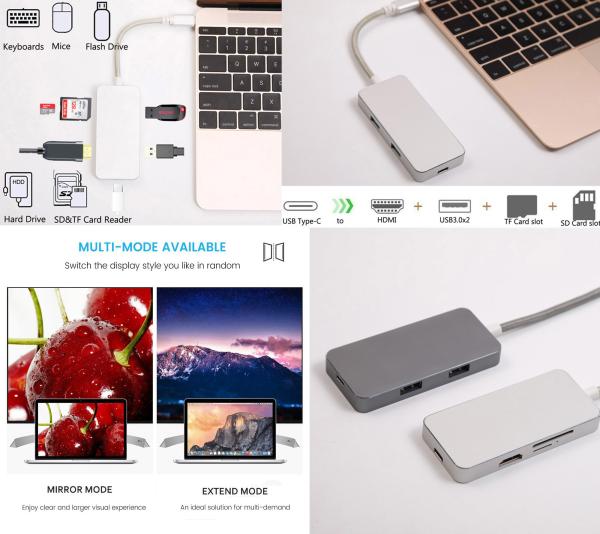 Cheap 3.1 Type-C Multi Port USB-C Adapter Hub USB Type C Adapter Converter for sale