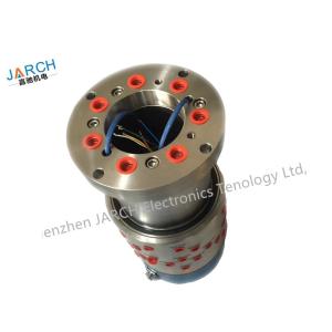 12 Wires 2A Pneumatic Rotary Union 4 / 6 / 8 Channels Passage For Swivel Large Current