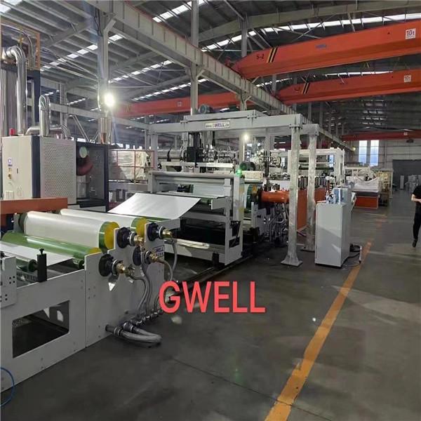 Cheap Three Layers Tpu Extrusion Cast Film Making Machine Single Screw Extruder for sale