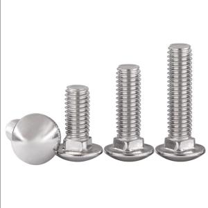 China Stainless Steel Coach Round Head Carriage Bolt l SS304 SS316 SS316L A2 A4 DIN603 on sale