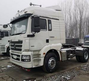 China White Shacman Brand Used Tractor Trailers 350hp Euro V Manual Diesel 2017 Year on sale