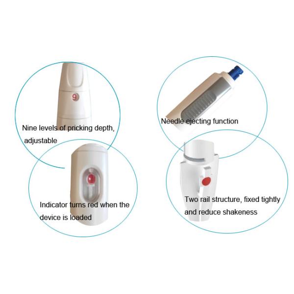 With Automatic Ejector Customized Color Medical Blood Lancet Pen