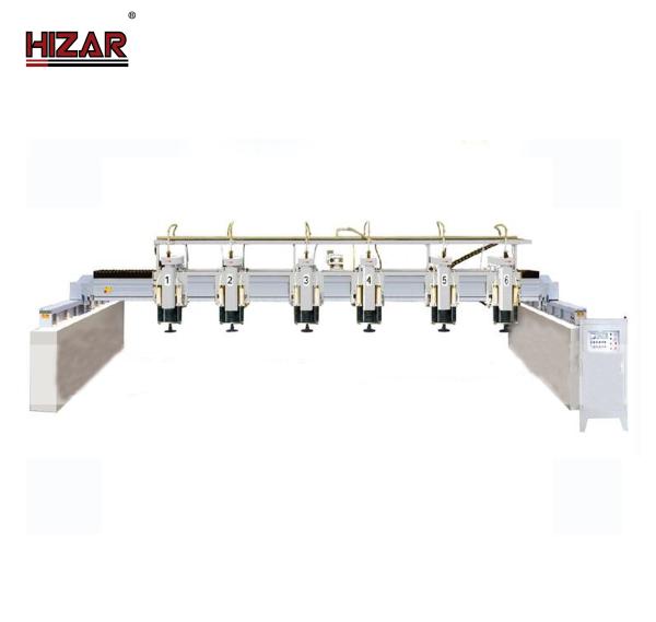 Cheap Stone Grinding 200mm Blade 50.2KW Granite Polishing Machine 8500mm Beam for sale