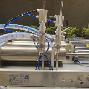 Best 316l SS Bottle Liquid Filling Machine Adjustment Piston Feed Speed wholesale