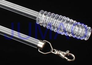 China Fiberglass Pulling Custom Drapery Rods , 12 Mm Drapery Wand For Grommet Panels on sale