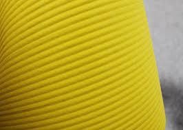 Currugated Air Filter Paper Yellow Color For Light Duty