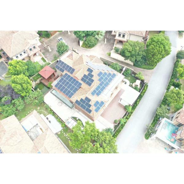 Anodizing 182 Monocrystalline Solar Module Silicone Full Black Panel