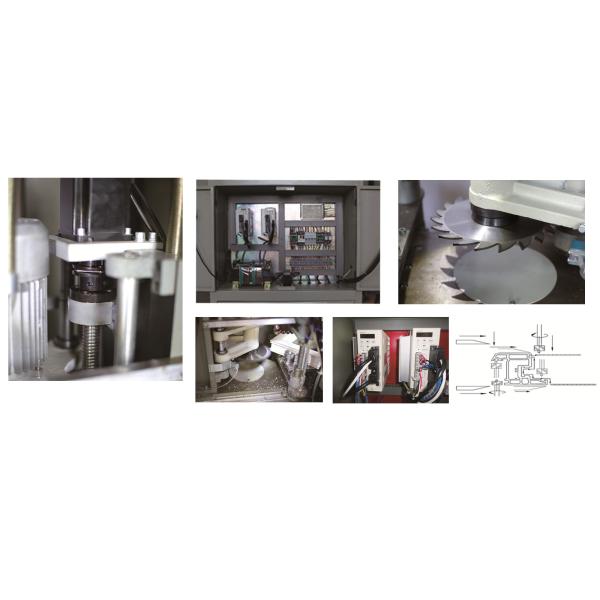 Automatic use-friendly pvc window cleaning machine with cutters, PLC cleaning machine