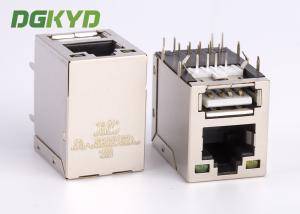 Best Integrated Tab Up RJ45 USB Network Connector with usb 2.0 for PCMCIA Net Card wholesale