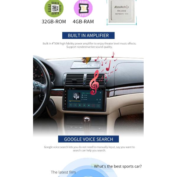 PX6 Bmw E46 Dvd Player , Multi - Touch Screen Car Dvd Player With Usb