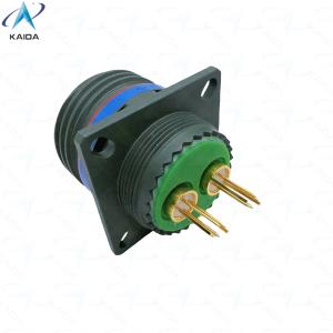 China Olive Green Cadmium Quadrax PCB Receptacle Contacts 8D0C17W82PN Custom Quadrax PCB Contacts.8D series D38999 on sale