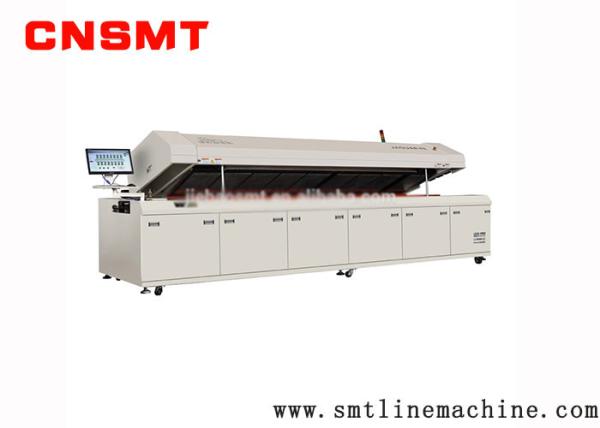 Cheap Aluminum SMT Lead Free Reflow Oven CNSMT-RF3008 Up / Down 10 For LED Driver Pcb for sale