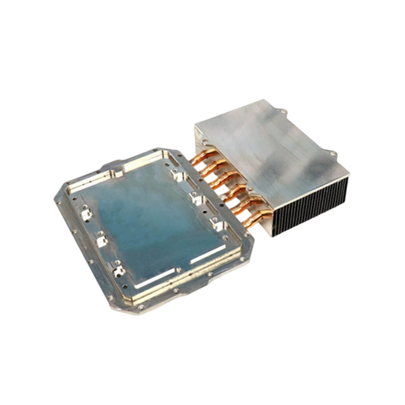 Copper Aluminum Composite Liquid Cooling Module High Density Fins Multi Heat Pipe Industrial Grade High Power Heat Sink