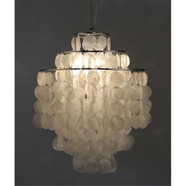 Modern Capiz shell chandelier (WH-MC-07)