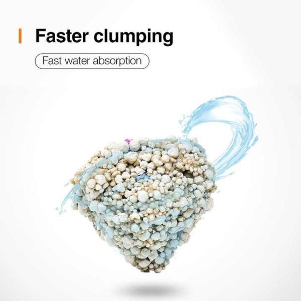 Factory Direct Sale Super Clean Hard Clumping Bentonite Cat Litter Dust Free Multiple Types cat litter