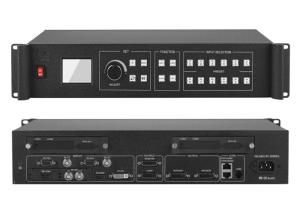 RS232 RJ45 High Definition Video Processor Three Image Splicing