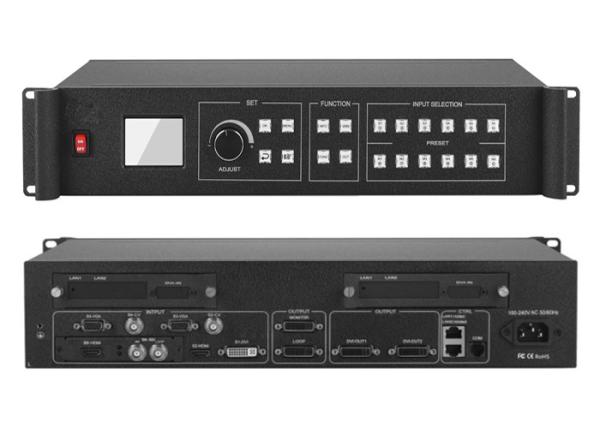 Cheap RS232 RJ45 High Definition Video Processor Three Image Splicing for sale