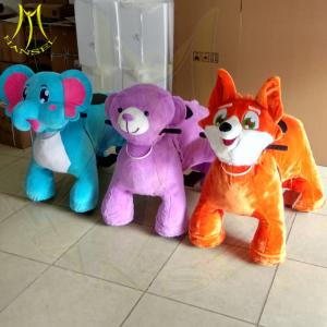 Hansel fair attraction rechargeable walking ride on motorized animals for kids rent