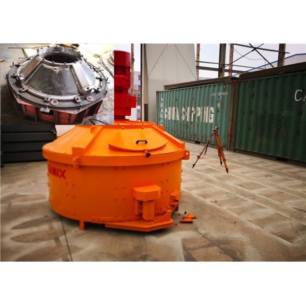 Polyurethane Planetary Cement Mixer / Unshaped Refractories Vertical Concrete Mixer