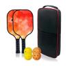 Buy cheap 15mm Pickle Ball Rackets Glass Fiber Surface Pickleball Paddle And Ball Set from wholesalers