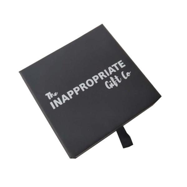 Matte Black Paper Gift Package Box Custom For Jewelry Watch Eyewear