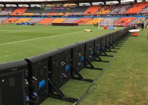China High Resolution Sports Led Display Screen , P8 Football Advertising Boards on sale