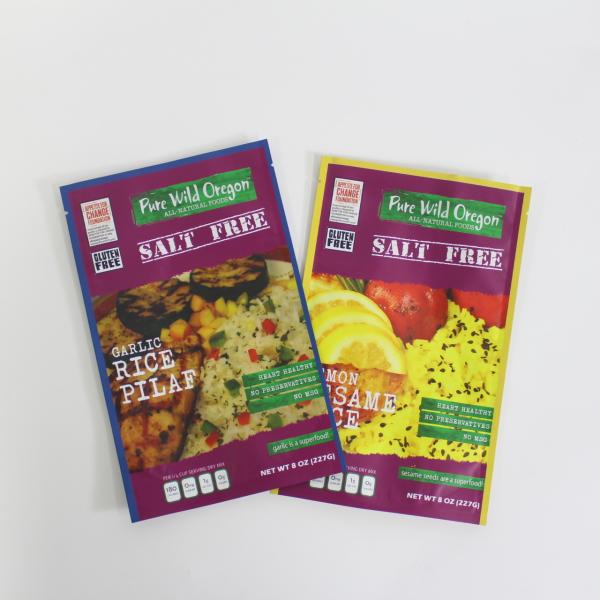 Cheap Food grade custom food packaging bag plastic aluminum foil bags zip lock stand up pouch for curry powder for sale