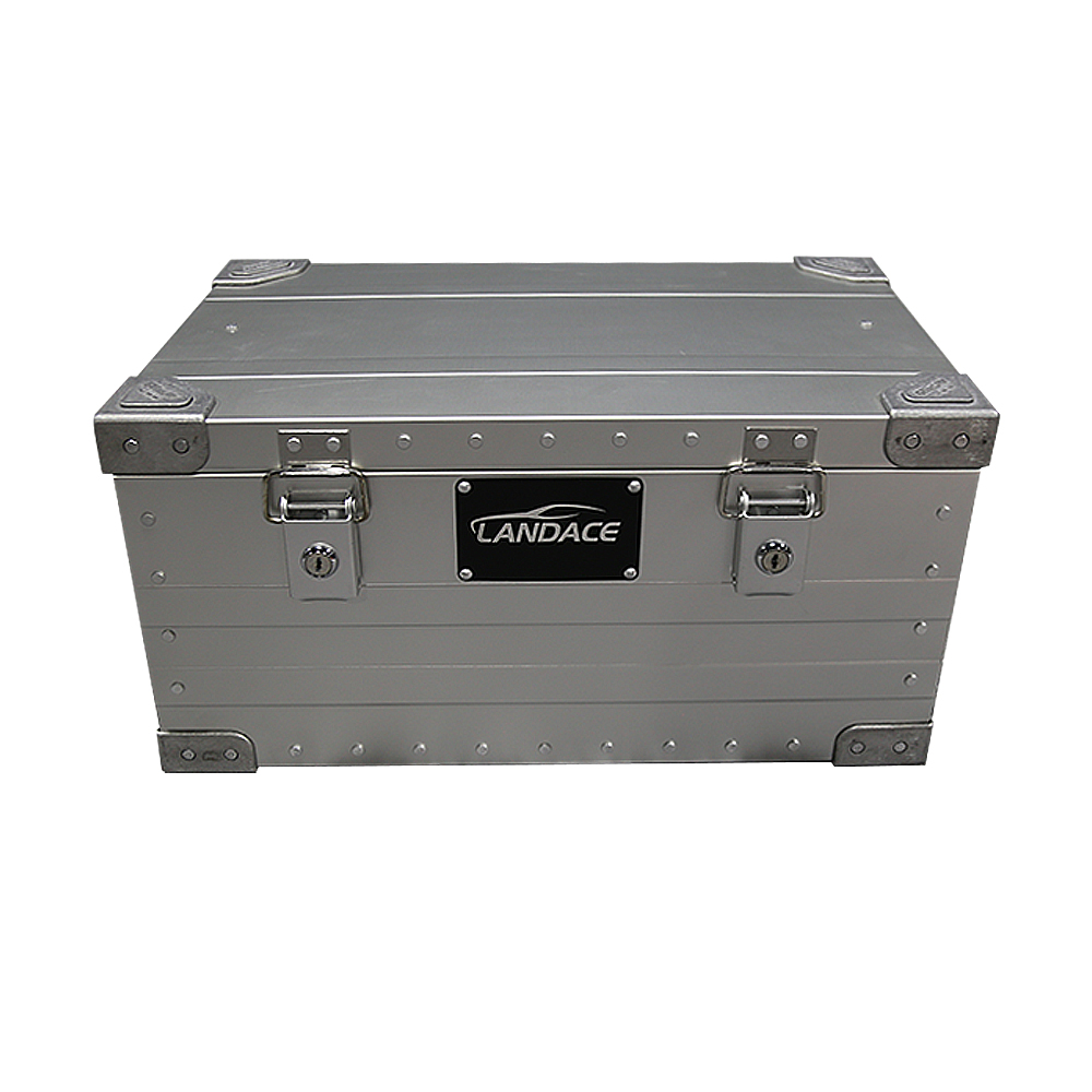 Powder Coated Aluminum Alloy Vintage Glamping Outdoor Camping Storage Box 600*400*300mm