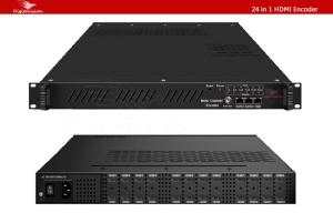 DTV/IPTV Encoder MPEG-4 AVC/H.264 HD Encoder Digital TV Encoder 24-Channel HDMI Input IP Streaming Output
