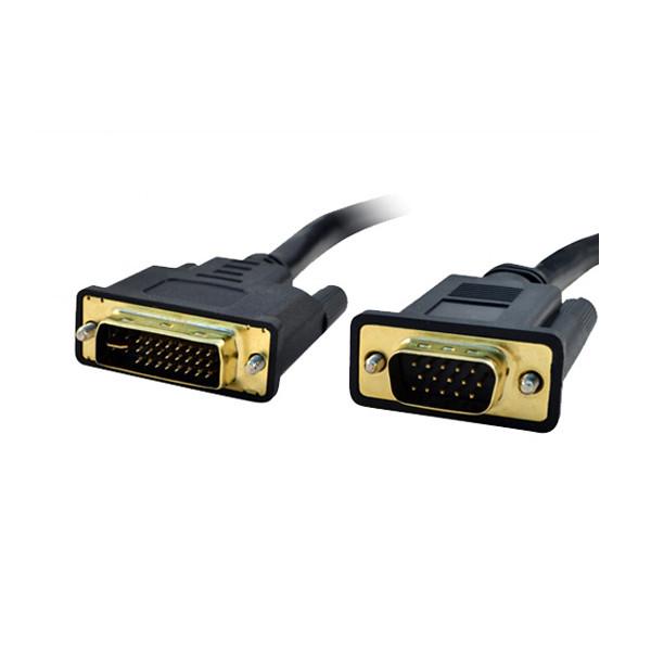 Cheap DVI male to VGA male projector cables wires data lines link high quality China top for sale