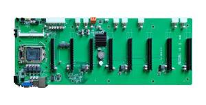 AX-B85M-ETH 2.24 Bitcoin Motherboard Single Channel DDR3 / DDR3L Server Motherboard