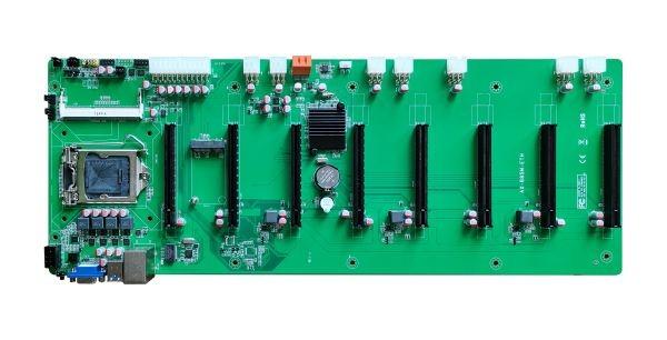 Cheap AX-B85M-ETH 2.24 Bitcoin Motherboard Single Channel DDR3 / DDR3L Server Motherboard for sale