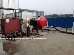China Oil Gas Asphalt Plant Plc Dual Fuel Burner on sale