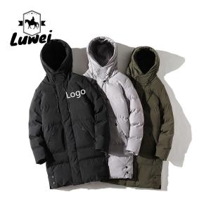 Best Outdoor Men Winter Coat Jacket Hoodies Thick Cotton Bubble Coats With Pockets wholesale