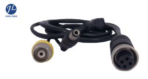 China Backup Camera Rca Bnc Video Power Cable With 4 Pin Screw Adapter For DVR CCTV on sale