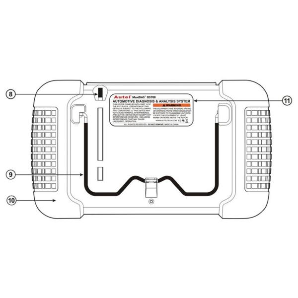 Free Shipping Autel MaxiDAS® DS708