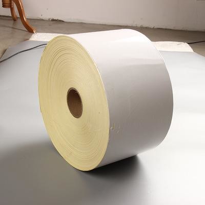 Automatic rotating tower label rewinding machine with automatic paper feeding system