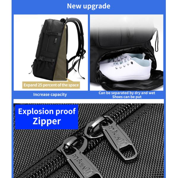 Hard Handle Large Trekking Backpack Waterproof Hunting Backpack 56Litre