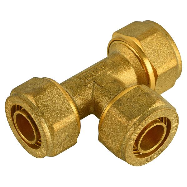brass compression tee elbow straight coupling nipple fittings for brass pex pipe fittings
