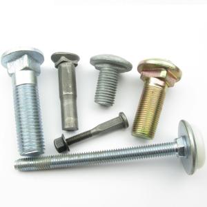 China Flat DIN608 Square Neck Carriage Bolt 8.8 Round Head Square Neck Bolt on sale